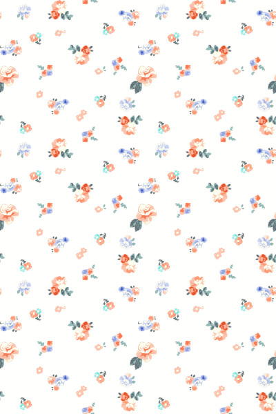 mi。碎花壁纸。