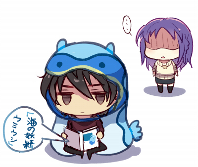 「来自风平浪静的明天」「凪のあすから」插画 动漫 Pixiv 凪あす 紡ちさまとめ Q版太萌惹~[侵删]【id=41992394 畫師：DomotoLain】