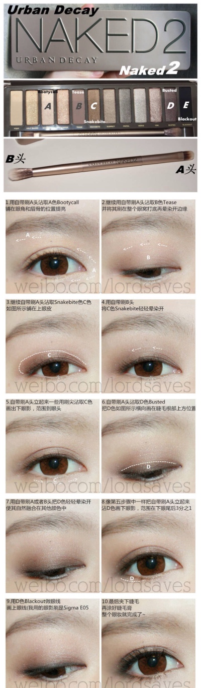 Urban Decay 眼影眼妆