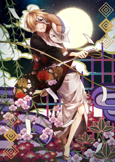『夏目友人帐』动漫 插画 治愈系 Pixiv 式夏目[侵删] 【id=43214352 畫師：腹筋】