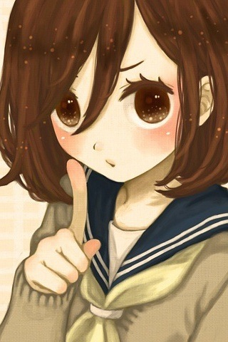 动漫 女生 水手服 Iphone 壁纸