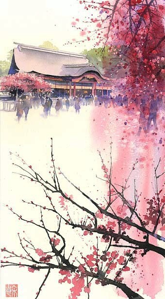梦里花落 当年相知未回首， 空叹年华似水流。