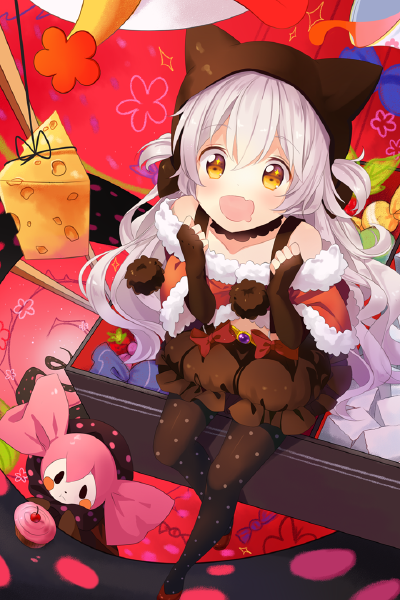 百江なぎさ 百江渚 p站 二次元 插画 少女 头像 手绘 壁纸 魔法少女 叛逆的物语 零食的魔女