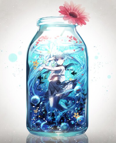 我可不是因为在瓶子里才叫瓶初音的！