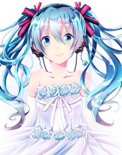 白色花嫁 瓶初音