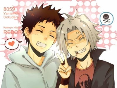 希望未来有一个人能让狱寺发出这种暖暖的微笑...。