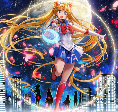 插画手绘 二次元美女 动漫 萌 壁纸 美少女战士