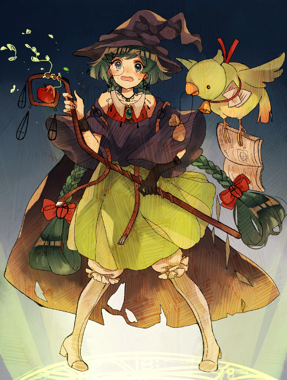 插画手绘 二次元美女 动漫 萌 壁纸