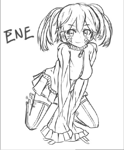 线稿 ene