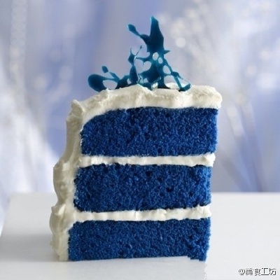 Blue Cake---迷人的蓝色~