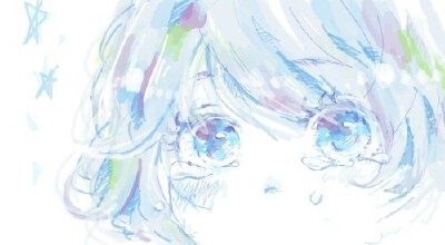 二次元 美瞳 眼睛 手绘 插画 动漫 “Qianxi丶