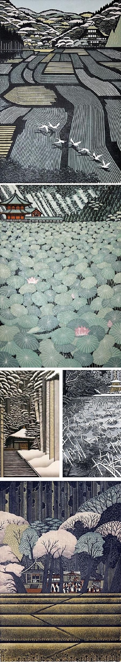 东京艺术家Ray Morimura 雷森村木刻版画作品…