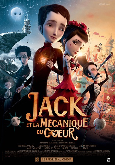 [灰]。机械心 Jack et la mécanique du coeur - 由于之前怪兽在巴黎给了我惊喜之后 这种法国动画也忍不住也下了看 额 =.= 但是这部虽然感觉是一样在边唱歌边讲故事 但是肿觉得哪里怪怪的不舒服... 额 就是剧情不太能…