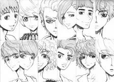 漫画里走出来的行星少年、EXO、漫画里走出来的行星少年、Q版EXO、行星