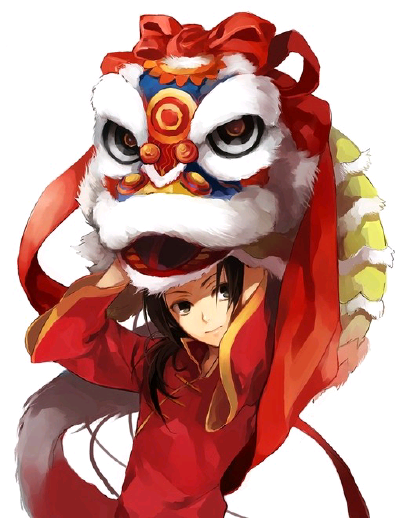 红色是吉祥与快乐的颜色哦。