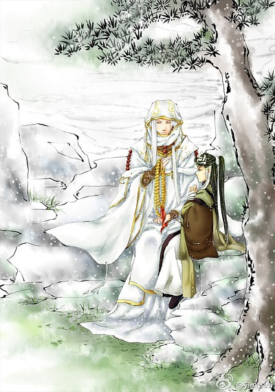 小剑雪和桃子大师的手绘