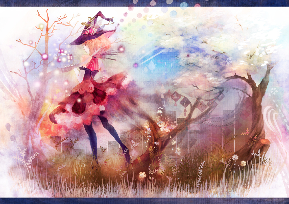 p站 二次元 插画 少女 头像 原创 壁纸 魔女 女孩 画师：ラペル id=24443766