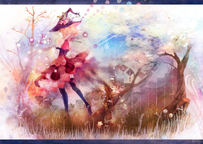 p站 二次元 插画 少女 头像 原创 壁纸 魔女 女孩 画师：ラペル id=24443766