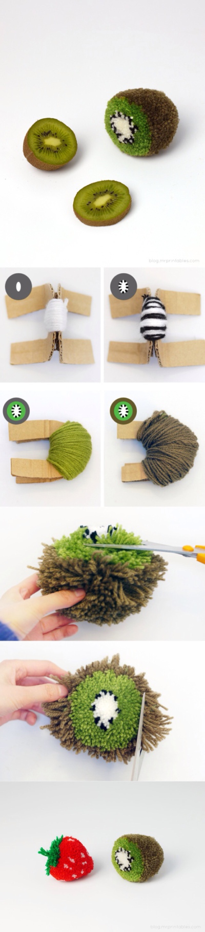 Pom Pom 手工达人的毛球教程系列