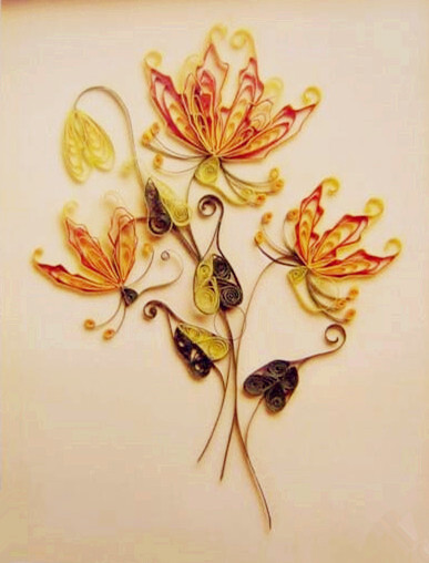 衍纸（paper quilling）