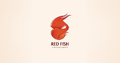 鱼 logo 标志 设计 平面