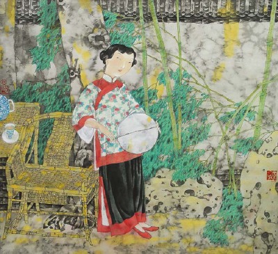 by: 中国插画家, 石晶的作品