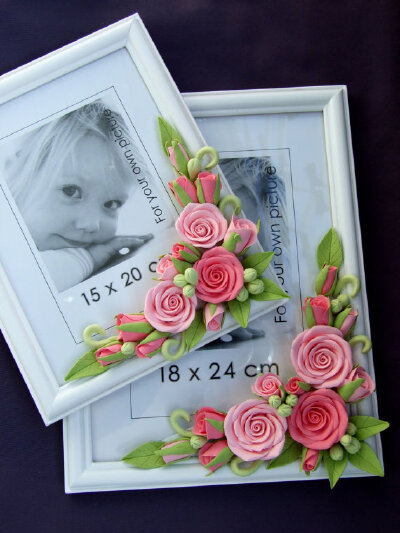 Clay flowers