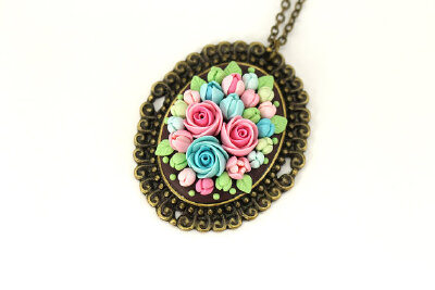 Clay flowers