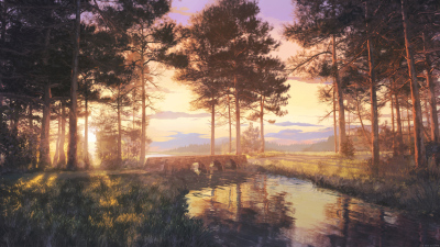 古い橋 | ArseniXC [pixiv] http://www.pixiv.net/member_illust.php?mode=medium&amp;amp;illust_id=49371152