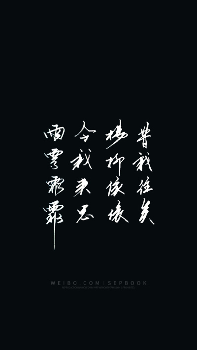 35昔我往矣，杨柳依依。今我来思，雨雪霏霏