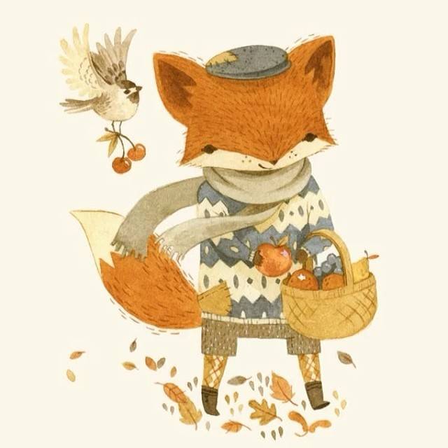 乡村复古小清新的森林童话。 | 美国插画师 Teagan White