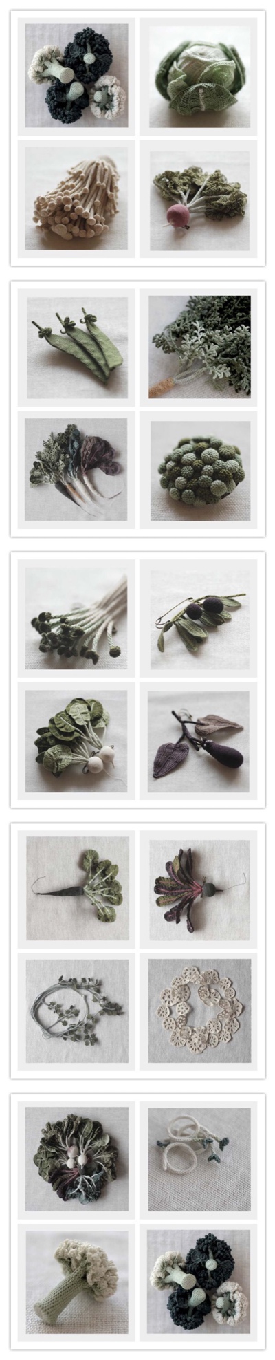 钩织。各种蔬菜。欣赏吧。都是钩织出来的。DIY。手工。
