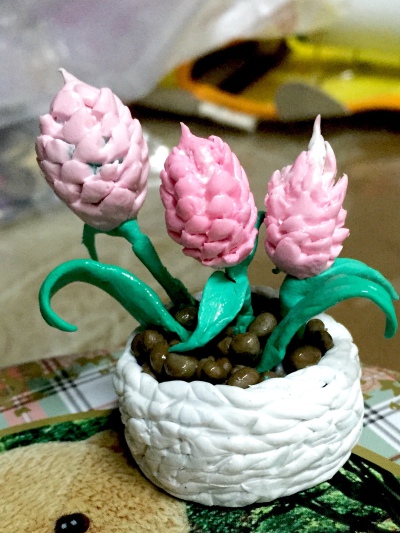 软陶花
