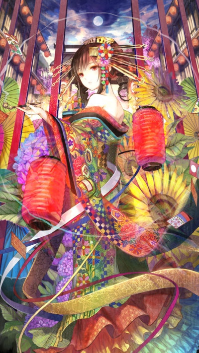 #手绘美女#苹果6高清壁纸，iPhone 6 plus高清壁纸，不是高清我不发，更多同系列关注我主页，手绘，美女，女孩，人物