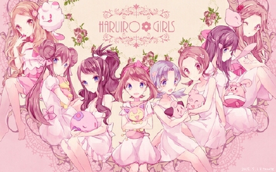 はるいろおんなのこ | と◆SCC5/4東ミ31b id=50111182 动漫 插画 pixiv 口袋妖怪 透子 莎莉娜 小遥 小光 小鸣 叶绿