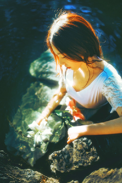 壁纸 女生 清新 阳光 森系