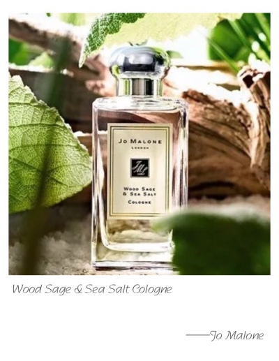 Jo Malone W Wood Sage &amp;amp; Sea Salt Cologne Top Note: Ambrette Seeds Heart Note: Sea Salt Base Note: Sage Escape the everyday along the windswept shore. Alive with the mineral scent of the rugge…
