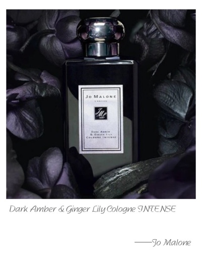 Jo Malone I Dark Amber &amp;amp; Ginger Lily Cologne Intense Top Note: Black Cardamom Heart Note: Black Orchid Base Note: Kyara Incense The rare kyara woodn enriched with amber and black orchid. Illu…
