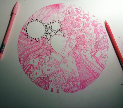 缠绕画～