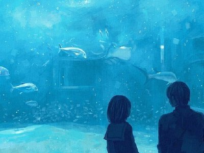 ◆-◇ _青色_