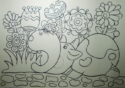 线描画