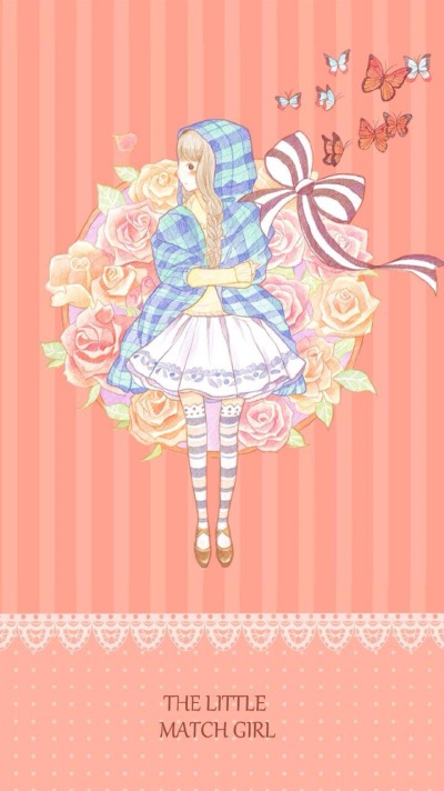 ⑅⃛ᵃʱªʱª٩(⁰̷̴͈ᗜ⁰̷̴͈*)ɞ小红帽手绘彩铅壁纸，手帐素材