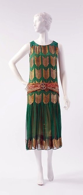 Paul Poiret - 1924 - Silk, metallic thread dress - The Metropolitan Museum of Art