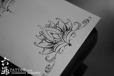 莲花图腾纹身