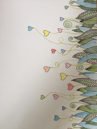 秘密花园周边，成人彩铅填色涂鸦解压图画