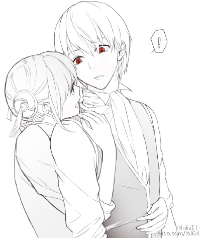 #银魂##冲神#“抱抱。”“咦？！”“有机可乘！”……女人可是很善变的。[doge] @loli武士