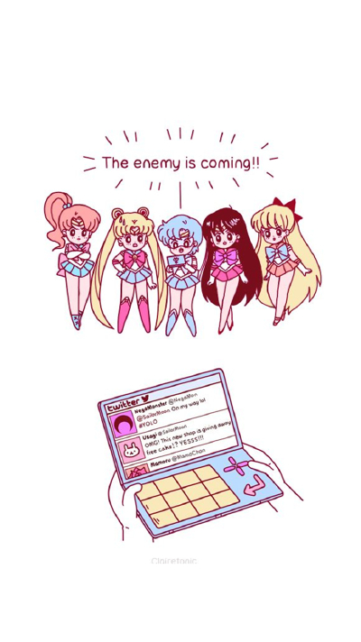 ★美少女战士★ 壁纸 锁屏 聊天背景