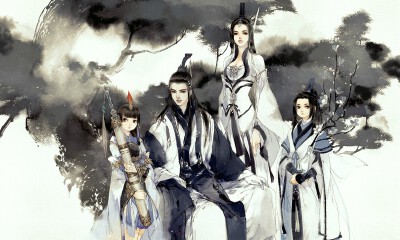 剑网三 纯阳 全家福什么的 伊吹五月 伊吹鸡腿子 微博上传 侵删
