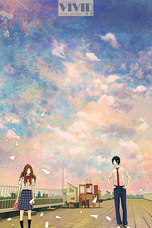动漫情侣头像原图  @七葭凉雨