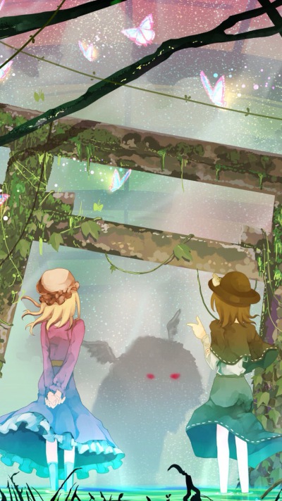 二次元 Girl 壁纸 萌 插画 背景 治愈 ^o^